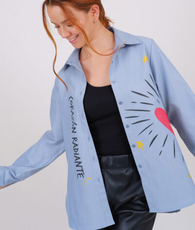 Camisa Radiante - Azul