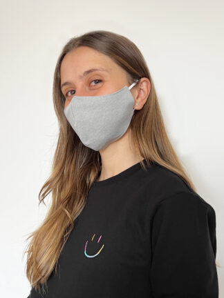 Tapabocas Life in colors Gris