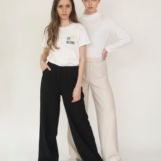 Pantalón Recto Negro