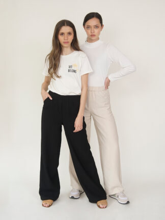 Pantalón Recto Negro