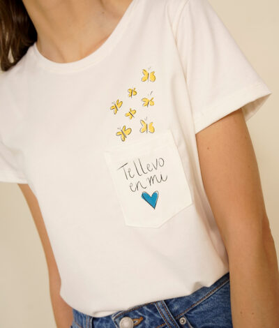 Camiseta Te llevo en mi corazón