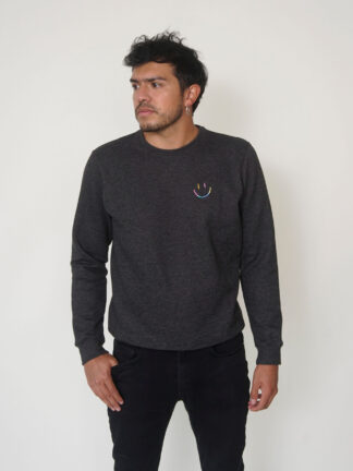 Buzo Happy Gris - Unisex