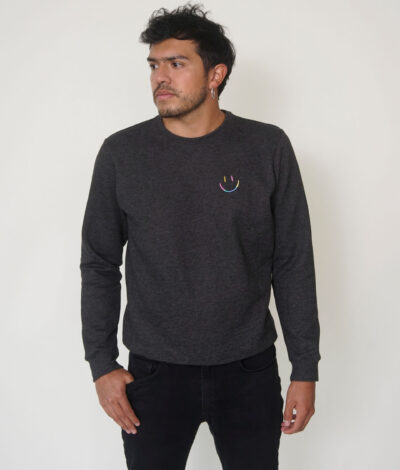 Buzo Happy Gris - Unisex