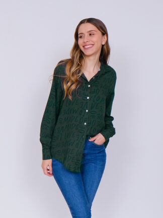 Camisa Made of love - Verde