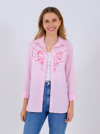 Camisa En mi corazón - Rosada [Venta de Garaje]