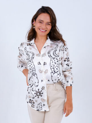 Camisa Jaguar - Marfil