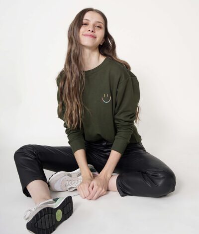 Buzo Happy Verde Oliva