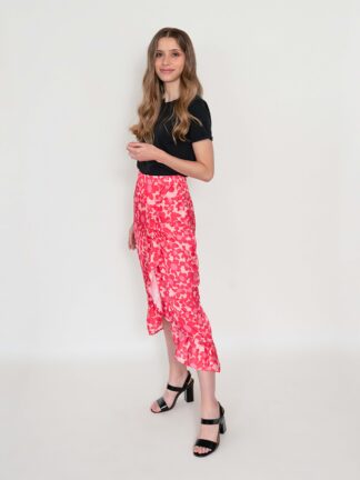Falda Flores - Rosa