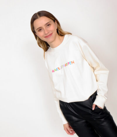 Buzo Make it happen - Marfil