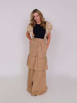 Falda Boleros Caqui