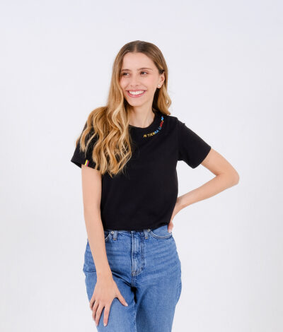 Camiseta Mi tierra linda - Negro