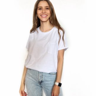 Camisetas Básica Unisex Blanco