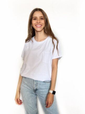 Camisetas Básica Unisex Blanco