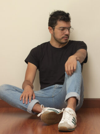 Camisetas Básica Unisex Negro