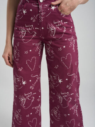 Pantalón Just a girl - Vinotinto - 34
