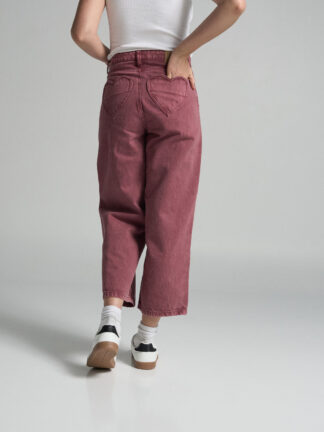 Jeans Bolsillos corazones - Vinotinto