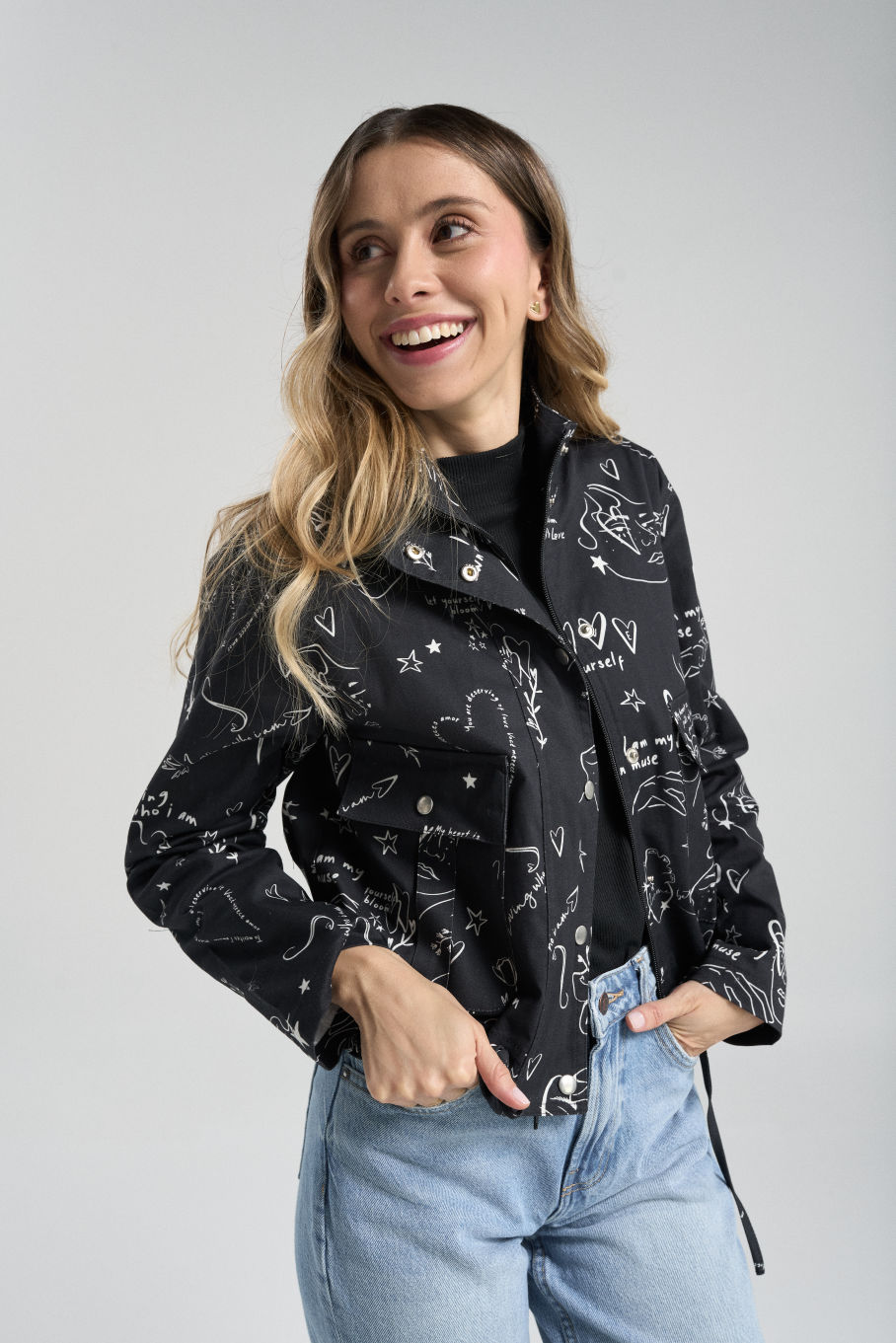 Chaqueta Mi esencia - Negro [Venta de Garaje]