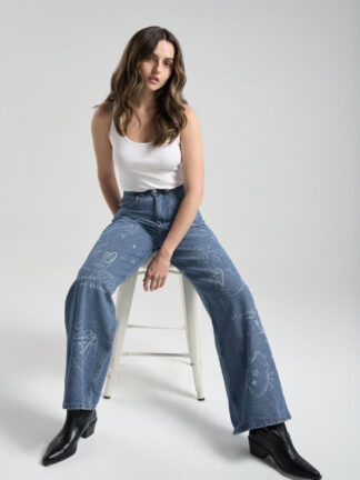 Jeans Just a girl - Azul