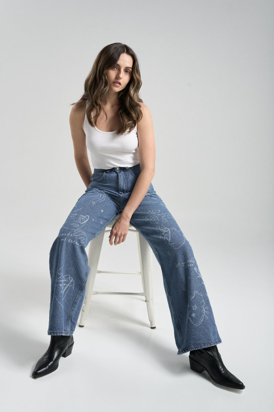 Jeans Just a girl - Azul