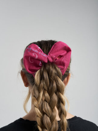 Scrunchie Corazón - Fucsia