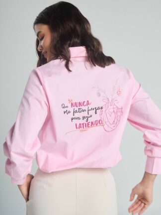 Camisa Latidos - Rosada