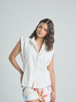 Camisa Pequeños detalles - Marfil [Venta de Garaje] - XS