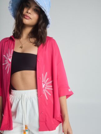 Sobrecamisa Rayito de sol - Fucsia