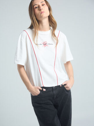 Camiseta Follow that dream - Marfil - M