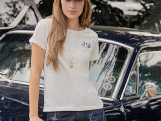 Camiseta Race like a girl - Marfil - XL