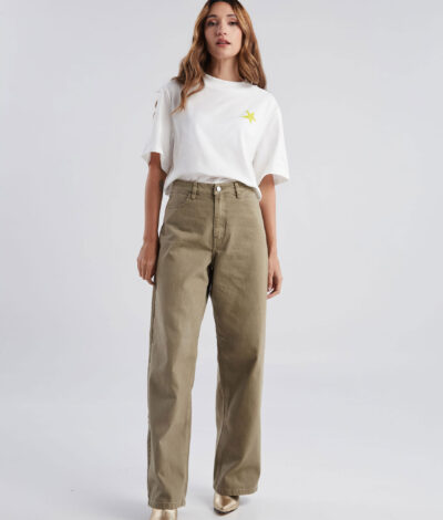 Jeans Bolsillos corazones - Verde