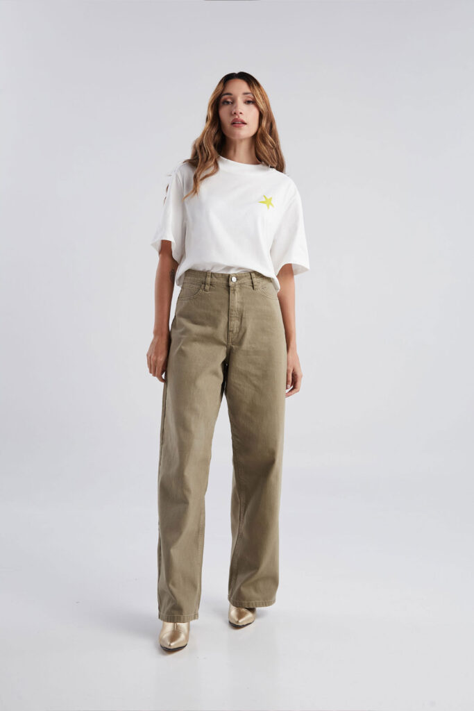Jeans Bolsillos corazones - Verde