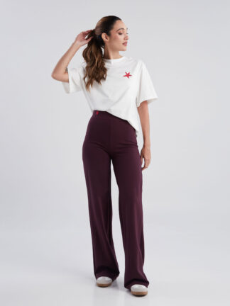 Pantalón Básico - Borgoña