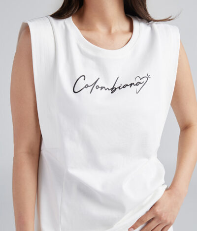 Camiseta Alma Colombiana - Marfil