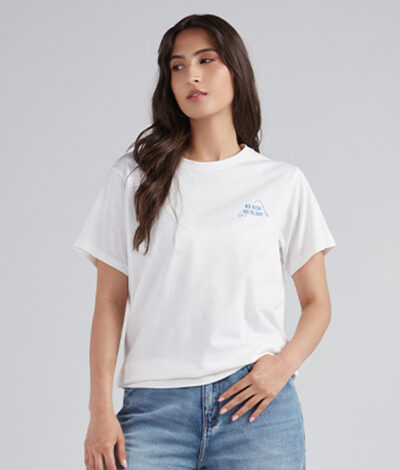 Camiseta Pistas Hombre - Marfil