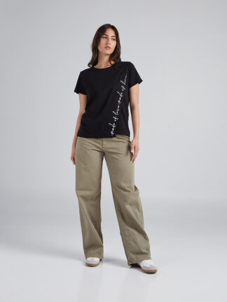 Camiseta Made of love - Negro - XL