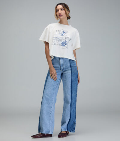 Camiseta Instantes - Marfil