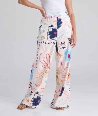 Pantalón Happy life - Marfil