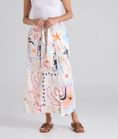 Falda Happy life - Marfil