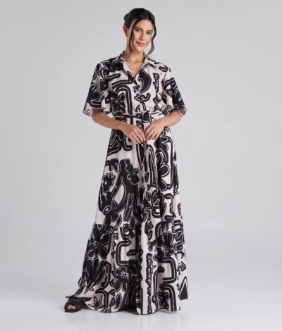 Vestido Caminos - Arena