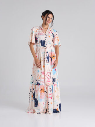 Vestido Happy life - Marfil - L