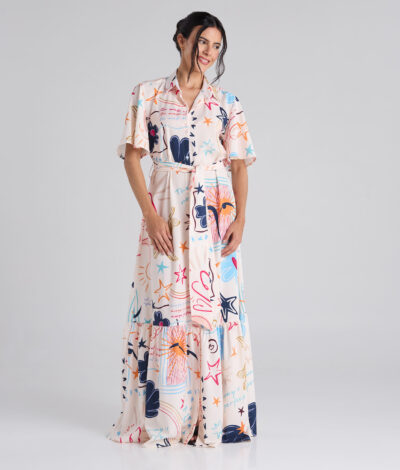 Vestido Happy life - Marfil