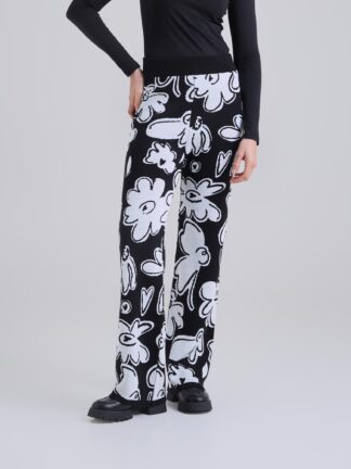 Pantalón Tejido garden - Negro