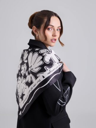 Pañoleta Garden - Marfil