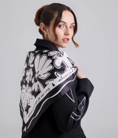 Pañoleta Garden - Marfil