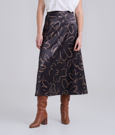 Falda Garden - Negro